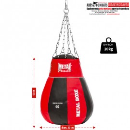 Poire à uppercut Métal Boxe