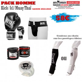Pack complet Boxe Thaï et Kick boxing - Ados garçon - BOXE THAI ET