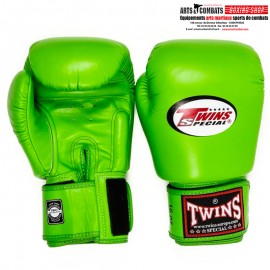 GANTS DE BOXE TWINS SPECIAL VERT FLUO