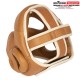 CASQUE DE BOXE ELION PARIS CUIR MARRON