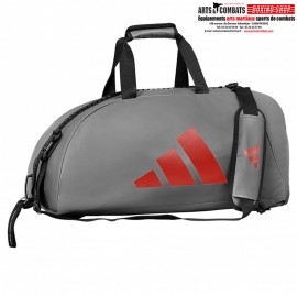 Sac d'entrainement 2 en 1 "CLASSIC" Adidas Gris/Rouge S