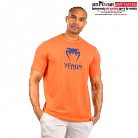 T-SHIRT CLASSIC VENUM ORANGE BLEU MARINE