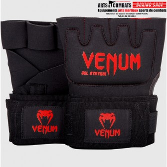 SOUS GANTS VENUM GEL KONTACT NOIR/ROUGE