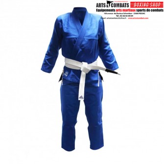 KIMONO DE JIU-JITSU BRÉSILIEN ENFANT ADIDAS BLEU