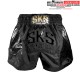 Short de Muay Thaï, K1 et Kickboxing noir