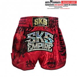 Short de Muay Thaï, K1 et Kickboxing Rouge