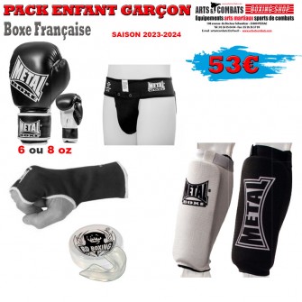 Pack de Boxe Française Enfant Garçon