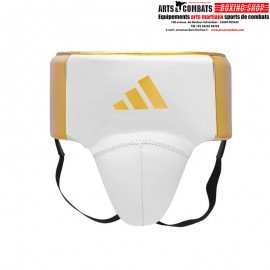 Coquille de Boxe Pro pour Une Protection Maximale Blanc/Or