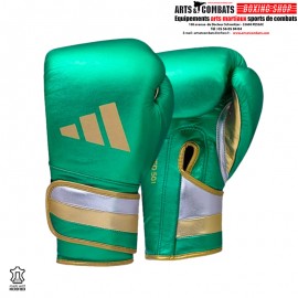 Gants de Boxe Pro Speed 501 Adidas Vert/Or/Argent