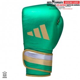 Gants de Boxe Pro Speed 501 Adidas Vert/Or/Argent