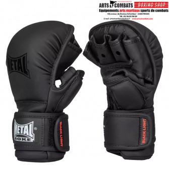 Gants Combat Libre Pancrace compétition Métal Boxe MB520