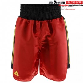 Short de Boxe Anglaise Adidas Pro Rouge/Noir