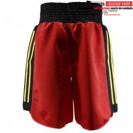 Short de Boxe Anglaise Adidas Pro Rouge/Noir