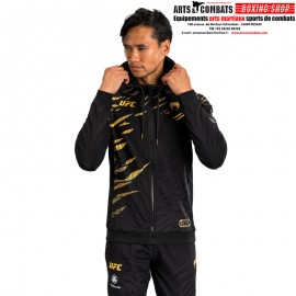 Veste à capuche UFC Fusion Venum Authentic Champion Noir/Or