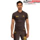 Rashguard Performance à Manches Courtes Venum UFC Fusion Fight Week - Marron Terrestre