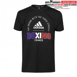 T-shirt Adidas Boxing France Community FFB - Noir