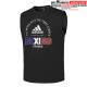 T-shirt sans Manche Adidas Boxing France Community FFB - Noir