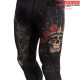 Pantalon de Compression Venum Santa Muerte 5.0 - Noir Profond/Or