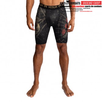 Shorts Vale Tudo Venum Santa Muerte 5.0 - Noir Profond/Or