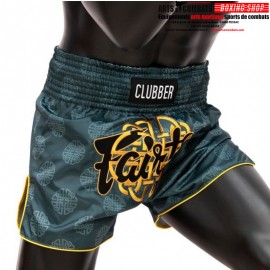 Short Boxe Thaï Fairtex Bleu/Gris 1915