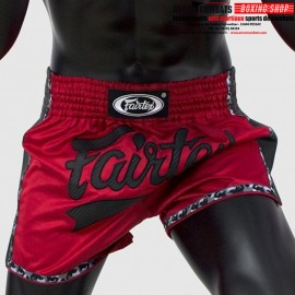 Boxe Thaï Fairtex Rouge/Noir 1703