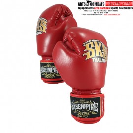 Gants de boxe Velcro SKS Rouge