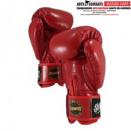 Gants de boxe Velcro SKS Rouge