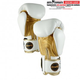 Gants de boxe Velcro SKS Blanc