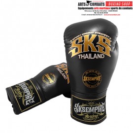 Gants de boxe Lacets SKS Noir