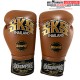 Gants de boxe Lacets SKS Marron