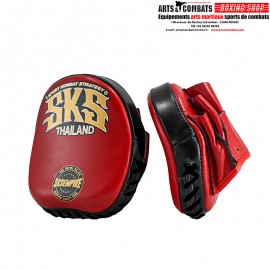 Pattes d’ours FOCUS MITTS Rouge-Noir Cuir